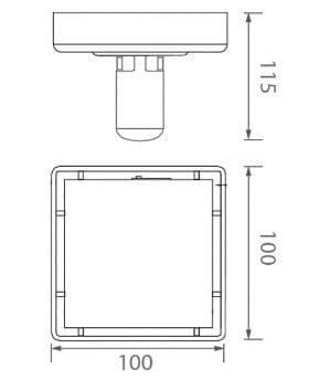 Bản vẽ kỹ thuật ga thoát sàn EcoBath EC1065B