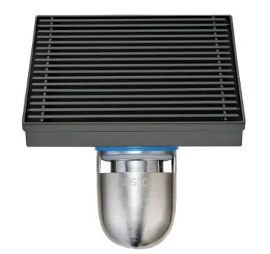 Ga thoát sàn inox màu đen EcoBath EC1070MB 