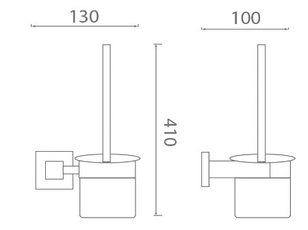 Bản vẽ kỹ thuật chổi cọ nhà vệ sinh Ecobath EC255-15