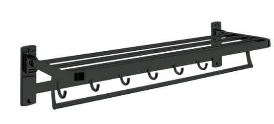 Vắt khăn giàn màu đen Ecobath EC5015MB 