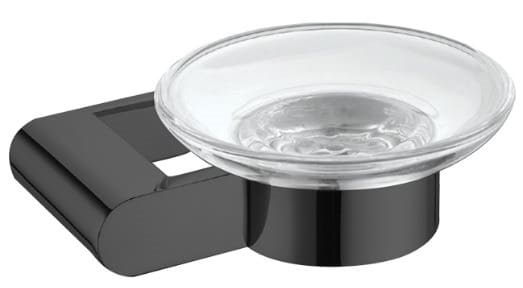 Khay xà bông treo tường màu đen mờ Ecobath EC888-02MB