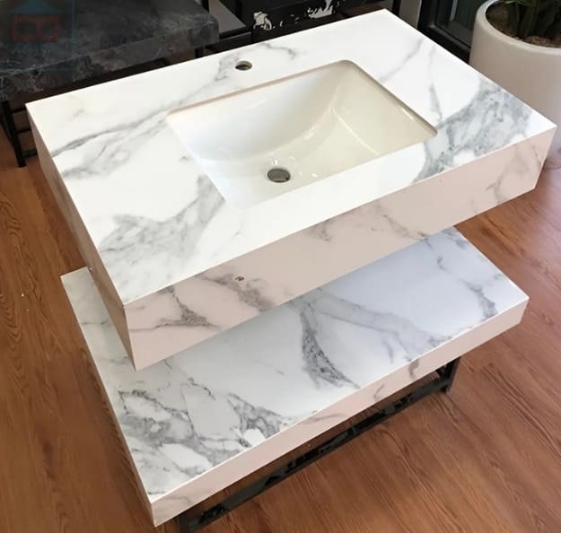 Chậu lavabo 2 tầng Viglacera S-V16-9GP01