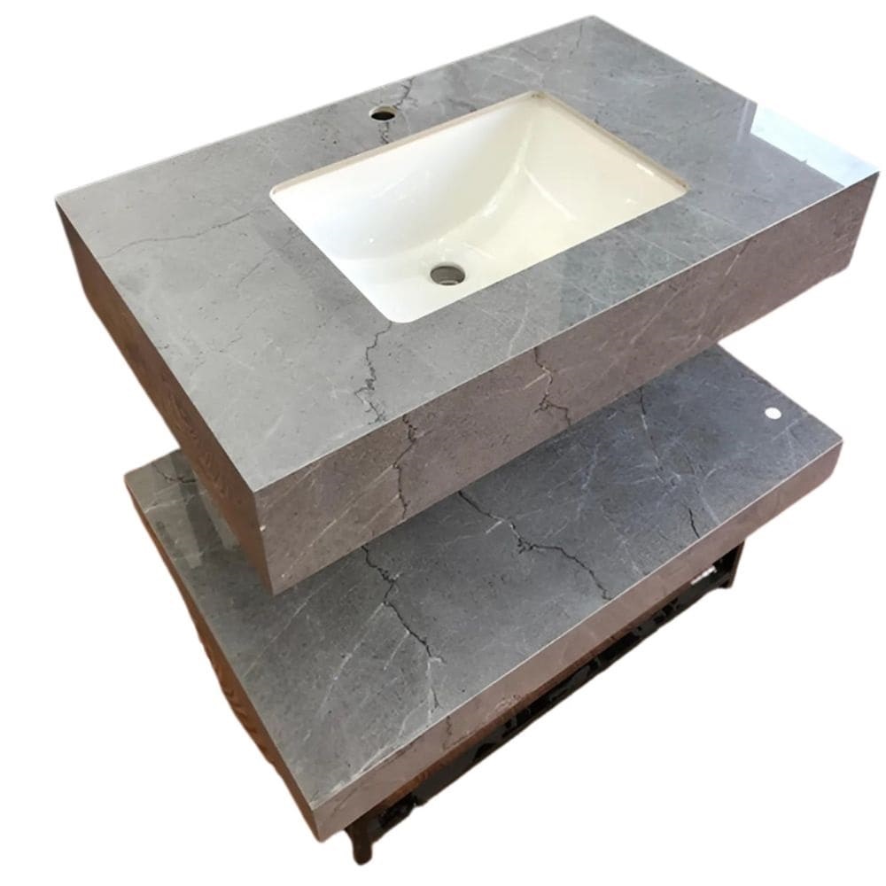 Chậu lavabo 2 tầng Viglacera S-V18-9GP03