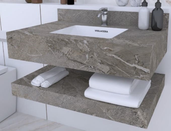 Chậu lavabo 2 tầng Viglacera SC-US8-9GP05