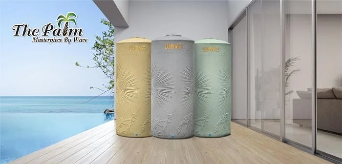 Bồn nhựa kháng khuẩn Thái Lan Wave The Palm xanh lục bảo