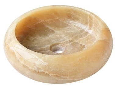 Lavabo đá tự nhiên honey onyx Kanly ONY129i