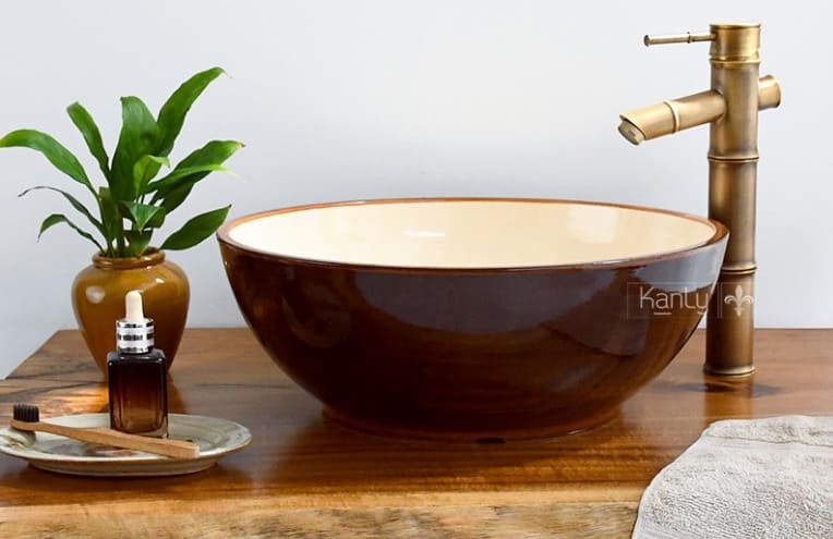 Chậu gốm mỹ thuật Kanly GV003