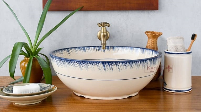 Chậu gốm mỹ thuật Kanly GV101