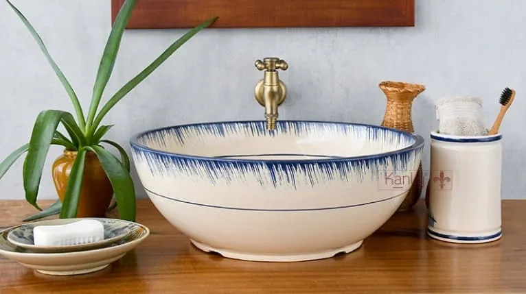 Chậu gốm mỹ thuật Kanly GV101