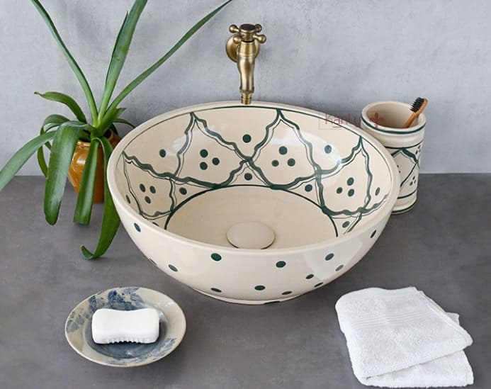 Chậu gốm mỹ thuật Kanly GV104