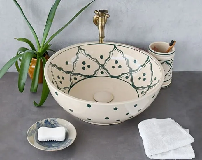 Chậu gốm mỹ thuật Kanly GV104