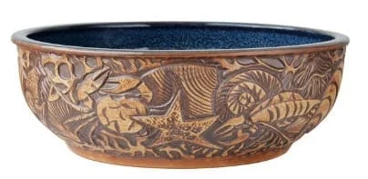 Chậu lavabo mỹ thuật bằng gốm sứ Kanly SU115