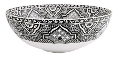 Chậu sứ hoa văn phong cách Moroccan Kanly SU713