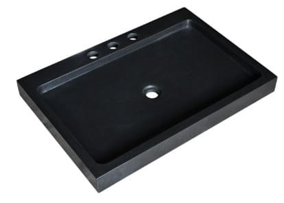 Chậu lavabo bằng đá bazan tự nhiên Kanly MAR92V