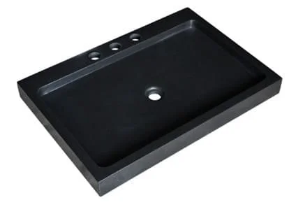 Chậu lavabo bằng đá bazan tự nhiên Kanly MAR92V