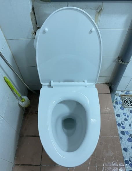 Bồn cầu Inax tại nhà dân khui Bắc Bình, Hàm Tân