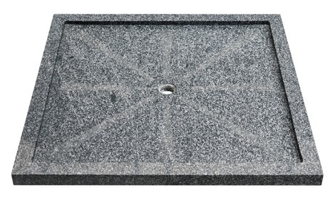 Khay tắm đứng đá granite đen Sông Hinh Kanky STS02