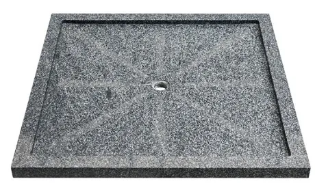 Khay tắm đứng đá granite đen Sông Hinh Kanky STS02