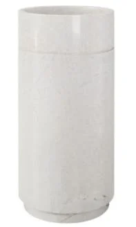 Chậu Rửa Mặt Đặt Sàn bằng đá marble trắng sữa Kanly MAR83CV
