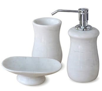 Bộ Lọ Đựng Xà Phòng Bằng Đá Kanly PK03