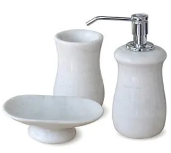Bộ Lọ Đựng Xà Phòng Bằng Đá Kanly PK03
