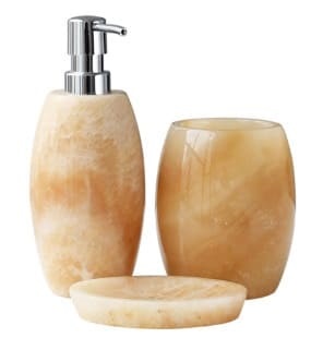 Bộ Lọ Đựng Xà Phòng Bằng Đá Kanly PK12