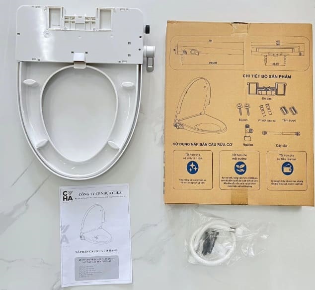 Nắp bồn cầu rửa cơ Hùng Anh HA45