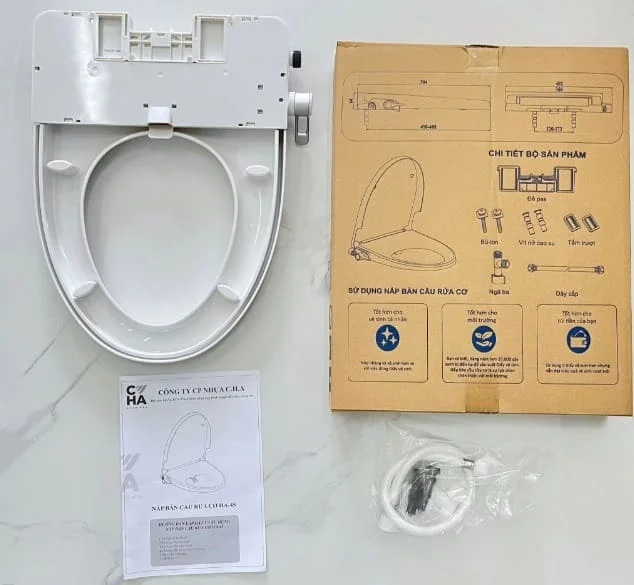 Nắp bồn cầu rửa cơ Hùng Anh HA45