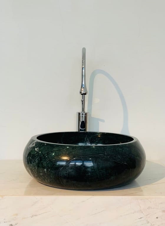 Chậu Rửa Mặt Đá Tự Nhiên Màu Xanh Eximstone BST19 