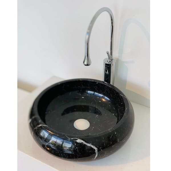 Chậu Rửa Mặt Đá Tự Nhiên Màu đen Eximstone BST23