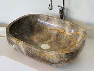 Chậu Rửa Mặt Đá Tự Nhiên Vàng TH Eximstone BST74