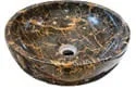 Chậu Rửa Mặt Đá Tự Nhiên Màu Nâu QS Eximstone BST78