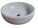 Chậu Rửa Mặt Đá Tự Nhiên Màu Trắng Eximstone BST81