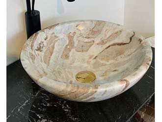 Chậu Rửa Mặt Đá Tự Nhiên Trắng Torento Eximstone TTA01