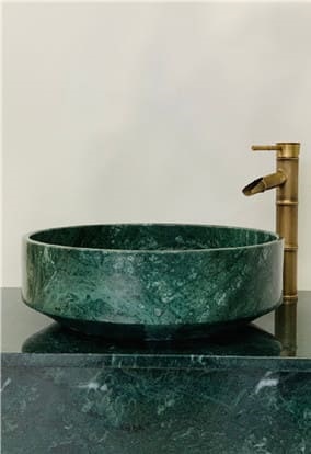 Chậu Rửa Mặt Đá Tự Nhiên Màu Xanh Ấn Eximstone XVM40