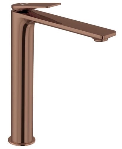 Vòi chậu rửa mặt nóng lạnh màu vàng đỏ Ấn Độ Jaquar LAG-BGP-91005BWF