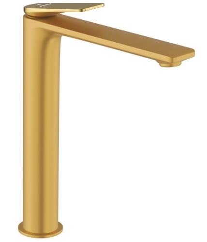 Vòi chậu rửa mặt nóng lạnh màu vàng Ấn Độ Jaquar LAG-GMG-91005BWF