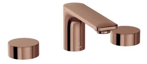 Vòi rửa mặt lavabo 3 chân Ấn Độ màu vàng đỏ Jaquar LAG-BGP-91189CSR