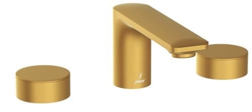 Vòi rửa mặt lavabo 3 chân Ấn Độ màu vàng Jaquar LAG-GMP-91189CSR