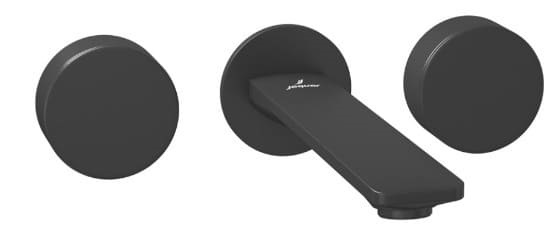 Vòi chậu âm tường Ấn Độ đen mờ Jaquar LAG-BLM-91423K