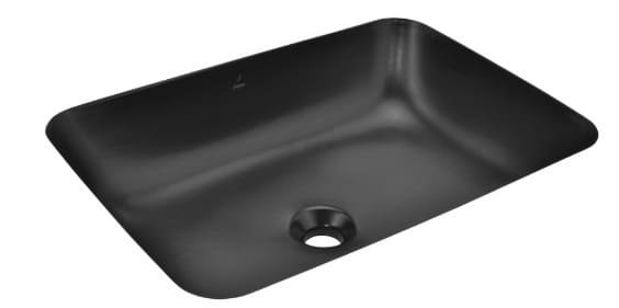 Chậu âm bàn đá Ấn Dộ màu đen mờ Jaquar LAS-BLM-91703