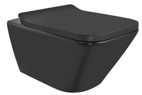Bồn cầu treo tường không vành màu đen Jaquar LAS-BLM-91953BIUF
