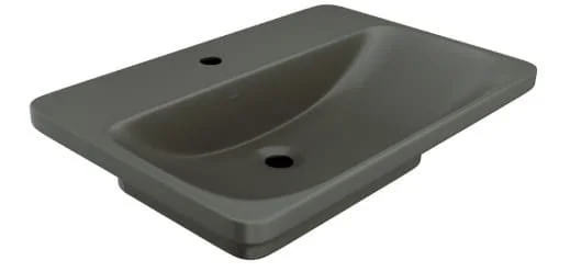 Chậu lavabo bàn đá Ấn Độ màu xám mờ Jaquar LAS-GRM-9193