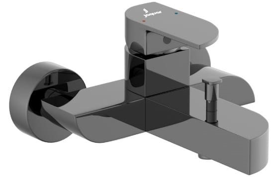 Sen tắm nóng lạnh gắn tường màu chrome đen Ấn Độ Jaquar ALI-BCH-85119