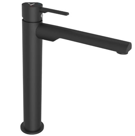 Vòi chậu rửa mặt nóng lạnh chrome đen Ấn Độ Jaquar FLP-BLM-5005BPM