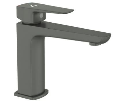 Vòi chậu rửa mặt nóng lạnh màu than chì Ấn Độ Jaquar KUP-GRF-35011BPM