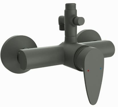 Sen tắm nóng lạnh gắn tường màu than chì Ấn Độ Jaquar VGP-GRF-81145