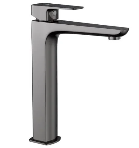 Vòi chậu rửa mặt nóng lạnh màu chrome đen Ấn Độ Jaquar KUP-BCH-35005BPM