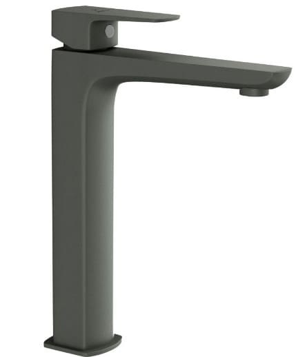 Vòi chậu rửa mặt nóng lạnh màu than chì Ấn Độ Jaquar KUP-GRF-35005BPM