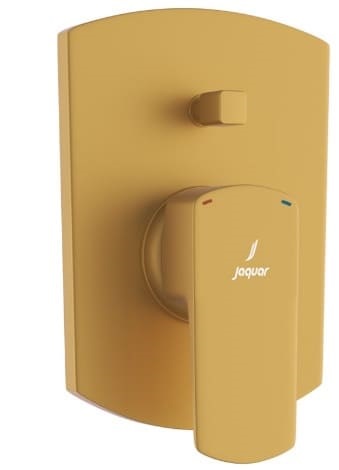 Mặt nạ âm tường Ân Độ màu vàng mờ Jaquar KUP-GMP-35065MKPM